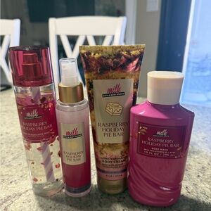 bbw milk bar raspberry bundle